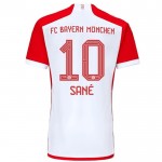 Günstige Fußballtrikots FC Bayern München Leroy Sane 10 Heimtrikot 2023-24 Kurzarm